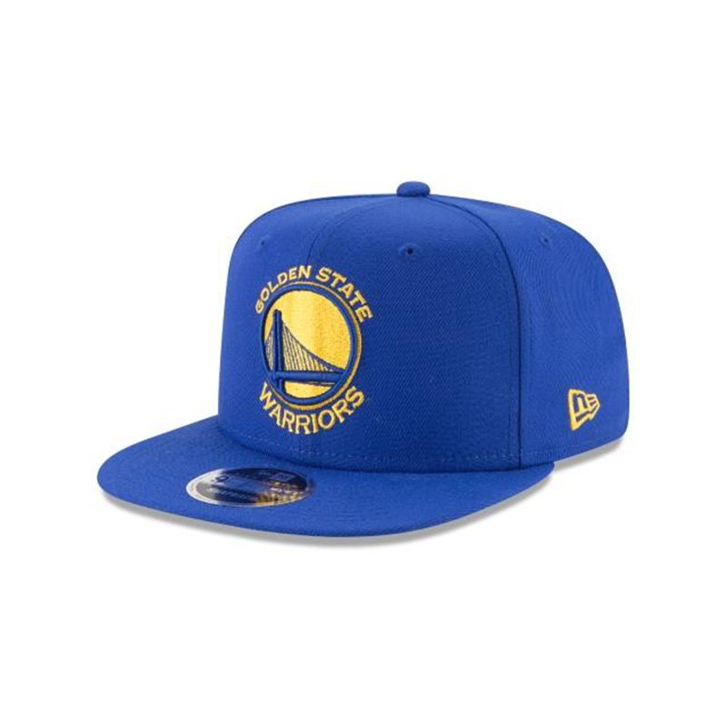 NBA Golden State Warriors High Crown 9Fifty Snapback (MEK0145) - Blue New Era Caps